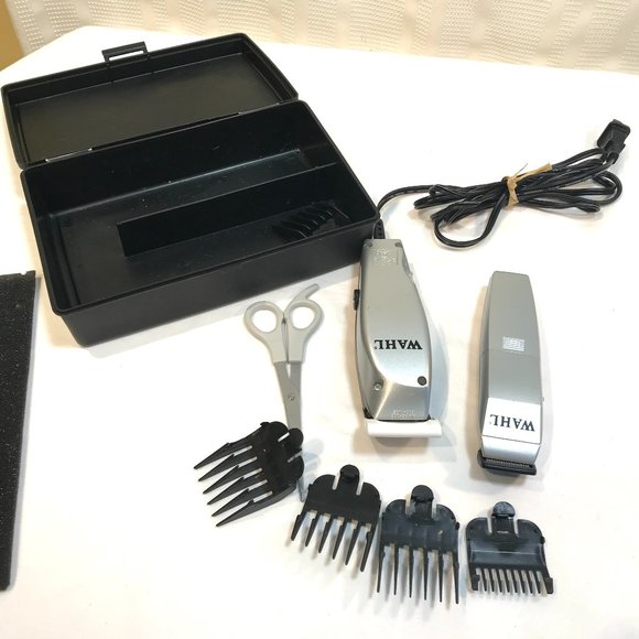 Wahl  electric hair clippers with beard trimmer and accessories with case - Picture 1 of 10